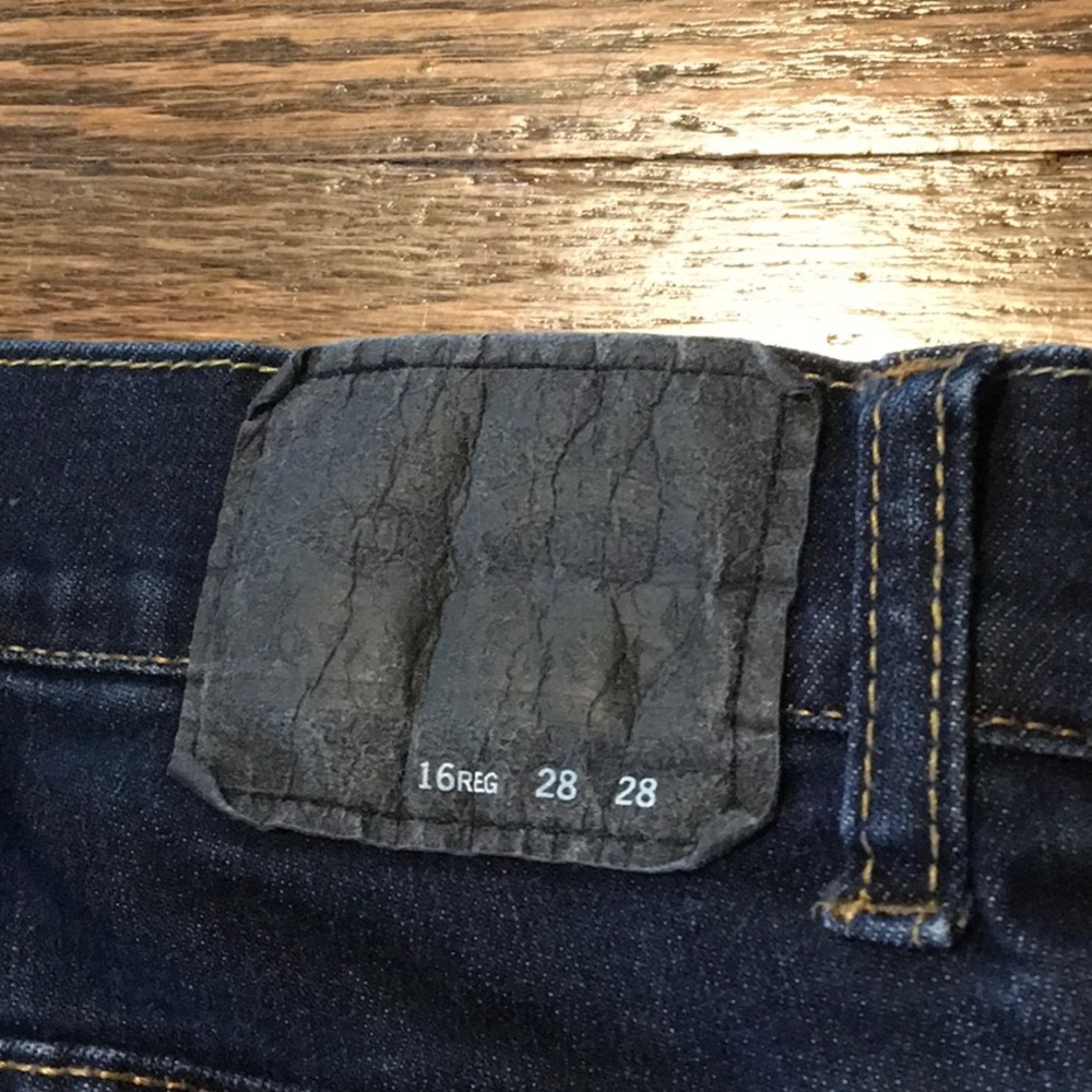 Women's Performance 511 Levi’s Slim 16R W28 x L28 Denim Jeans Black Label Levis - Picture 8 of 9